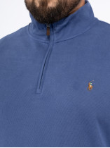 Sweat Camionneur Bleu Ralph Lauren Grande Taille