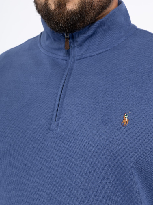 Sweat Camionneur Bleu Ralph Lauren Grande Taille