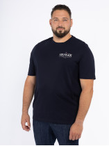 Tee-shirt Bleu Marine Logo Tommy Hilfiger Grande Taille