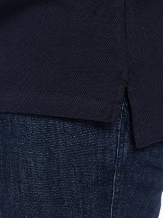 Polo Bleu Marine Maille Piquée Tommy Hilfiger Grande Taille