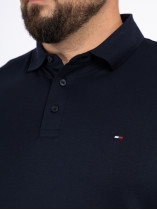 Polo Bleu Marine Mailles Interlock Tommy Hilfiger Grande Taille