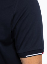 Polo Bleu Marine Mailles Interlock Tommy Hilfiger Grande Taille