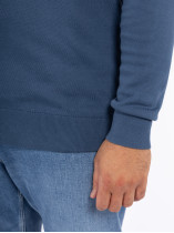 Cardigan Jersey Bleu Zippé Tommy Hilfiger Grande Taille
