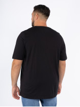 Tee-shirt Noir Drapeau Tommy Hilfiger Grande Taille