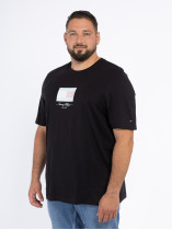 Tee-shirt noir tommy hilfiger