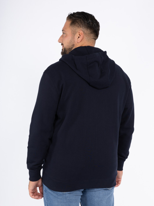 Sweat Zippé Bleu Marine Tommy Hilfiger Grande Taille