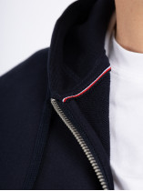 Sweat Zippé Bleu Marine Tommy Hilfiger Grande Taille
