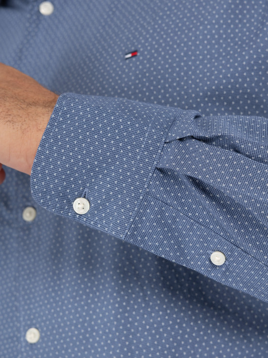 Chemise Micros Motifs Tommy Hilfiger Grande Taille