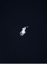Sweat Zippé Col Droit Bleu Marine Ralph Lauren Grande Taille  - Capelstore