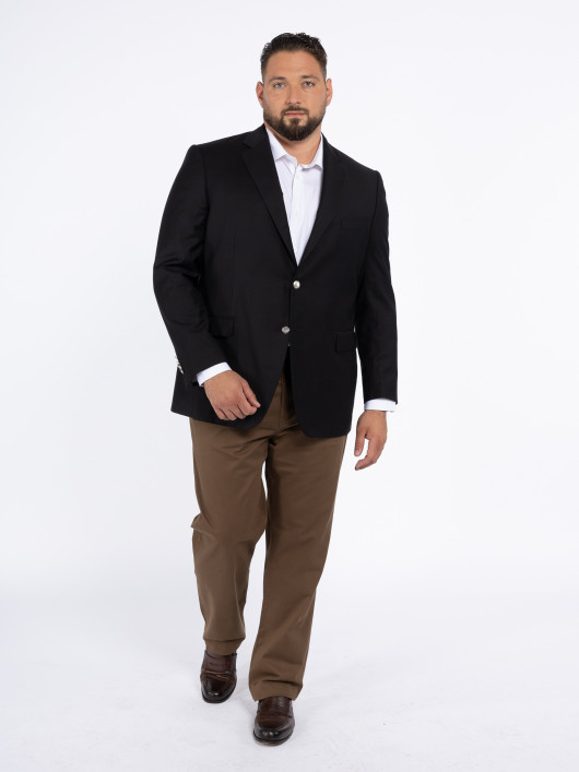 Pantalon Coupe Droite Marron Ralph Lauren Grande Taille