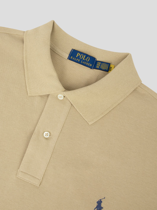 Polo Manches courtes Beige Ralph Lauren Grande Taille