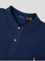 Polo Manches Courtes Bleu Marine Ralph Lauren Grande Taille