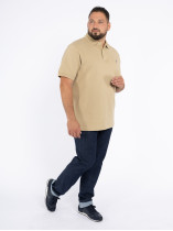 Polo Manches courtes Beige Ralph Lauren Grande Taille