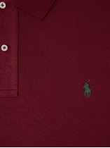 Polo Manches Courtes Bordeaux Ralph Lauren Grande Taille