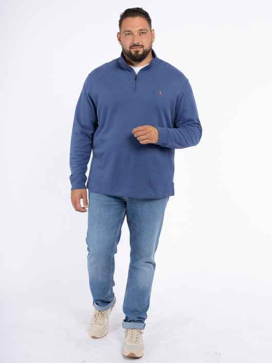 Sweat Camionneur Bleu Ralph Lauren Grande Taille