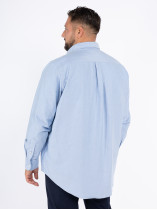 Chemise Oxford Bleu Ciel Tommy Hilfiger Grande Taille