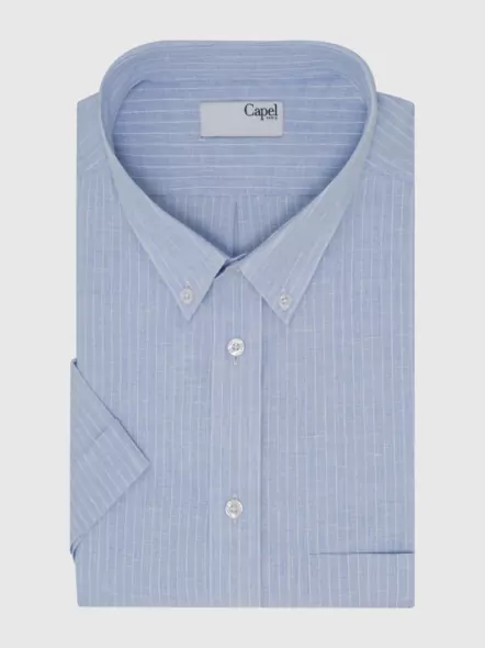 Chemise Lin Melangé Capel Grande Taille