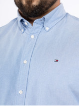 Chemise Oxford Bleu Ciel Tommy Hilfiger Grande Taille