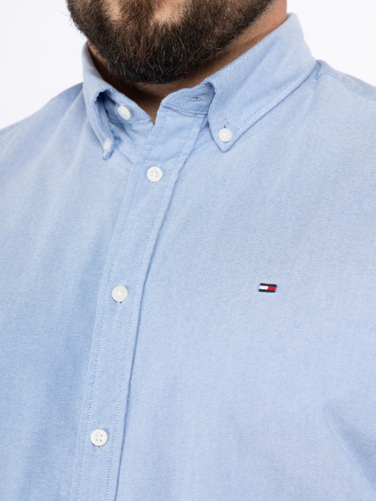 Chemise Oxford Bleu Ciel Tommy Hilfiger Grande Taille