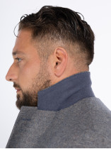 Veste à Chevrons Bleus Pal Zileri Grande Taille