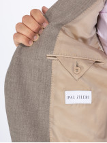 Veste en Laine Camel Pal Zileri Grande Taille