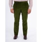 Pantalon Grant en Velours Vert Foret Capel Grande Taille