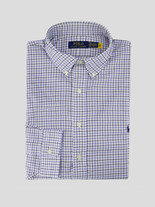 Chemise A Carreaux Ecru Grande Taille