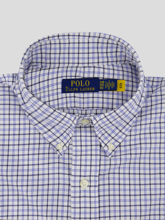 Chemise A Carreaux Ecru Grande Taille