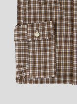 Chemise A Carreaux Marron Grande Taille