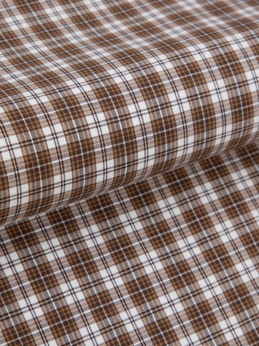 Chemise A Carreaux Marron Grande Taille