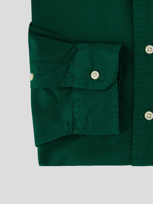 Chemise Oxford Verte Grande Taille