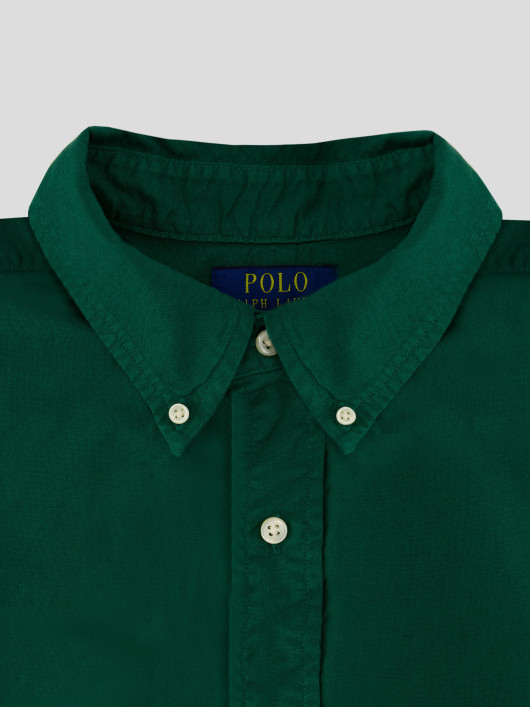 Chemise Oxford Verte Grande Taille