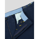 Pantalon En Coton Bleu Marine Grande Taille