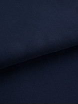 Pantalon En Coton Bleu Marine Grande Taille