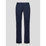 Pantalon En Coton Bleu Marine Grande Taille