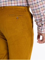 Pantalon Grant En Velours Ocre Capel