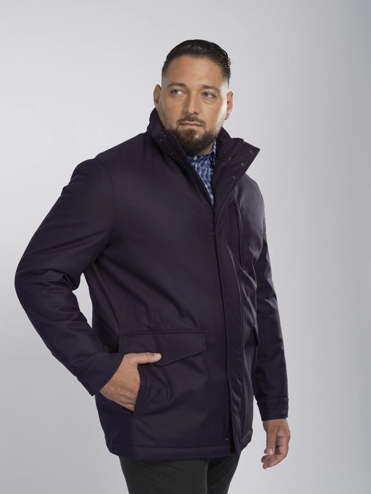 Parka Bleu Marine Paul & Shark Grande Taille