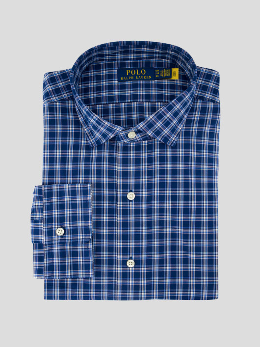 Chemise Grande Taille A Carreaux Marine Ralph Lauren