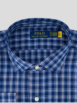 Chemise Grande Taille A Carreaux Marine Ralph Lauren