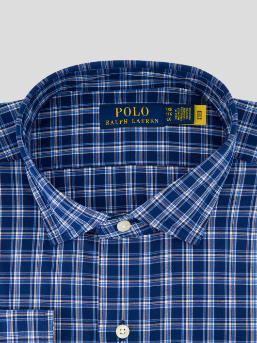 Chemise Grande Taille A Carreaux Marine Ralph Lauren