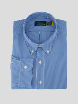Chemise A Rayures Grande Taille Bleu Ralph Lauren