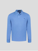 Polo Manches Longues Grande Taille Bleu Ralph Lauren