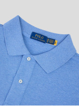 Polo Manches Longues Grande Taille Bleu Ralph Lauren