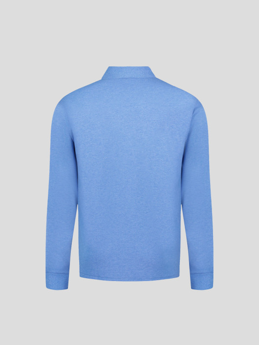 Polo Manches Longues Grande Taille Bleu Ralph Lauren