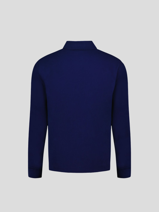 Polo Manches Longues Grande Taille Marine Ralph Lauren