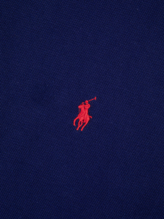 Polo Manches Longues Grande Taille Marine Ralph Lauren