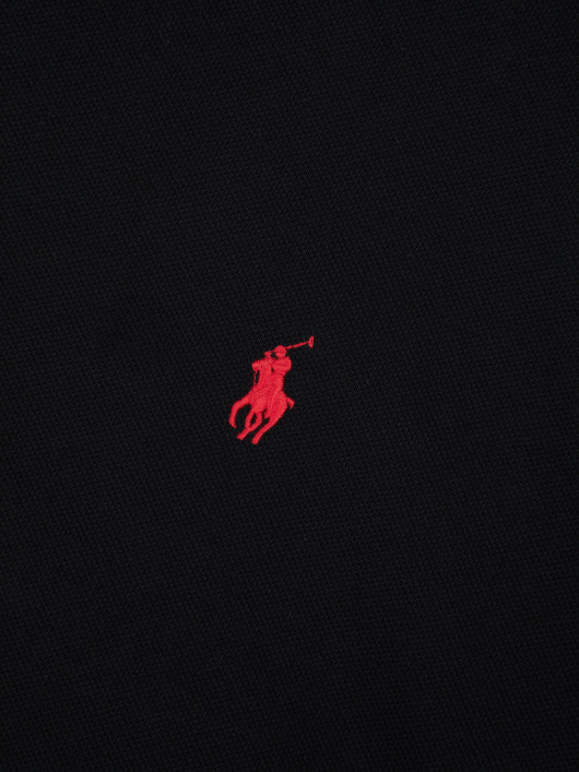Polo Manches Longues Grande Taille Noir Ralph Lauren