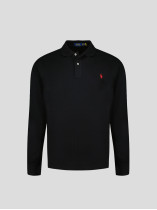 Polo Manches Longues Grande Taille Noir Ralph Lauren