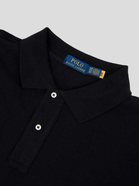 Polo Manches Longues Grande Taille Noir Ralph Lauren