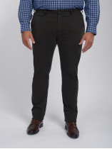 Pantalon Chino Grande Taille Vert Foncé Capel